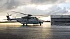 Første helikopterlanding med NH90 på Haakonsvern. Foto: Lars Røraas / Forsvaret